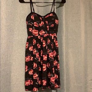 Spaghetti strap bustier dress